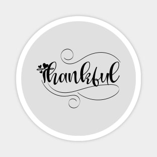 Thankful_dark lettering Magnet